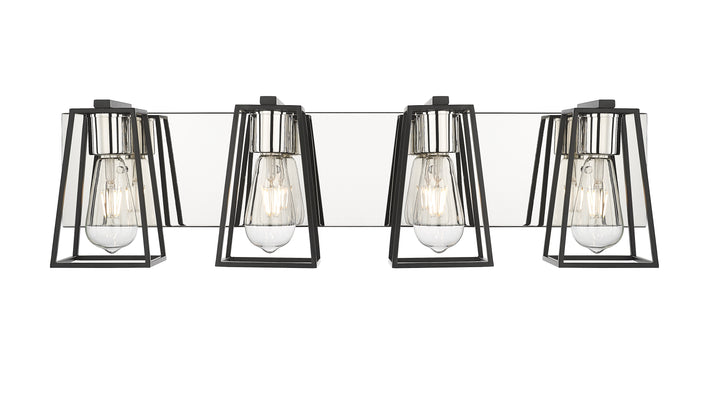 Open 4-Light Bathroom Vanity Light