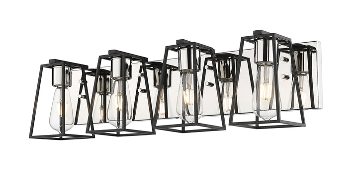 Open 4-Light Bathroom Vanity Light