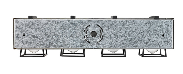 Open 4-Light Bathroom Vanity Light