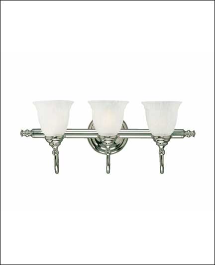 Brunswick Three Light Bath Bar in Chrome Savoy House