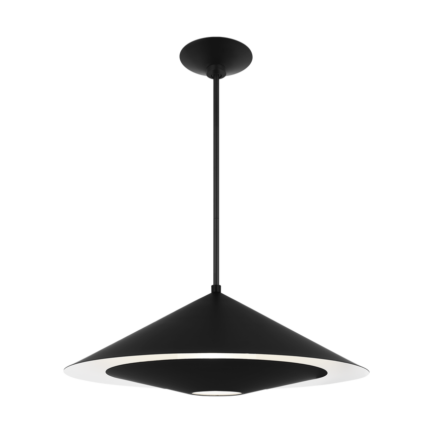 Echo One Light Pendant in Midnight Black