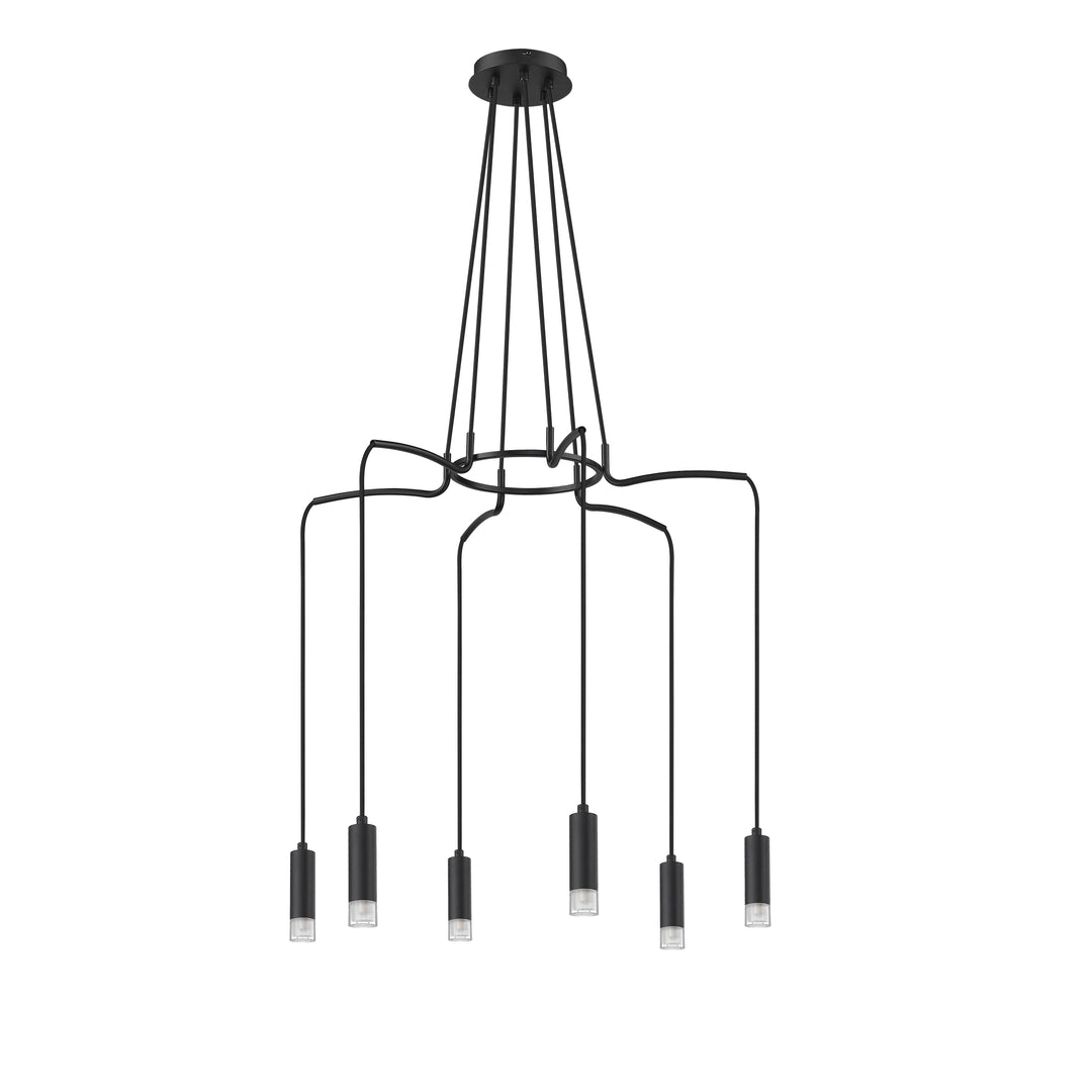 Mishu 6-Light 27.75" Modern Chandelier thelightingshoppe.ca