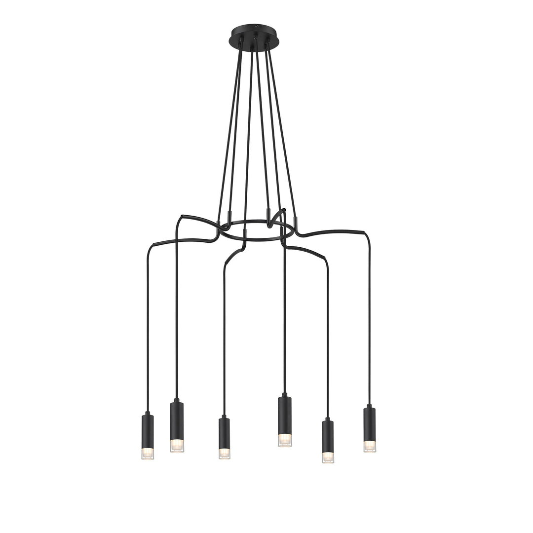 Mishu 6-Light 27.75" Modern Chandelier thelightingshoppe.ca