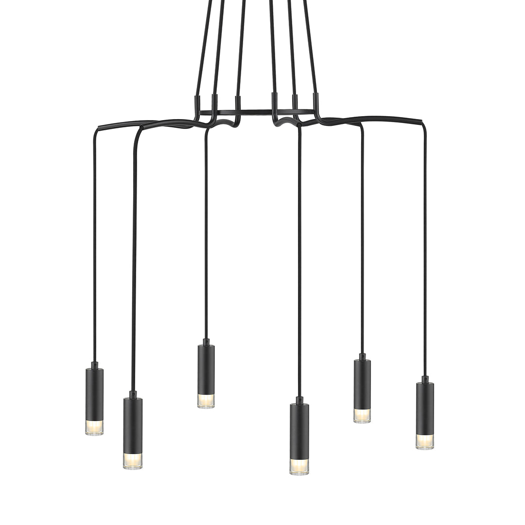 Mishu 6-Light 27.75" Modern Chandelier thelightingshoppe.ca
