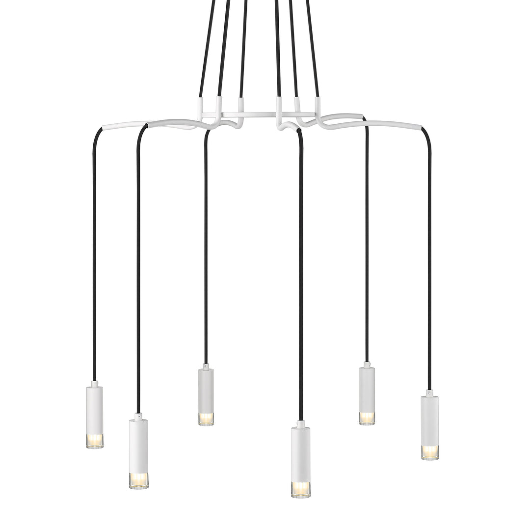 Mishu 6-Light 27.75" Modern Chandelier thelightingshoppe.ca