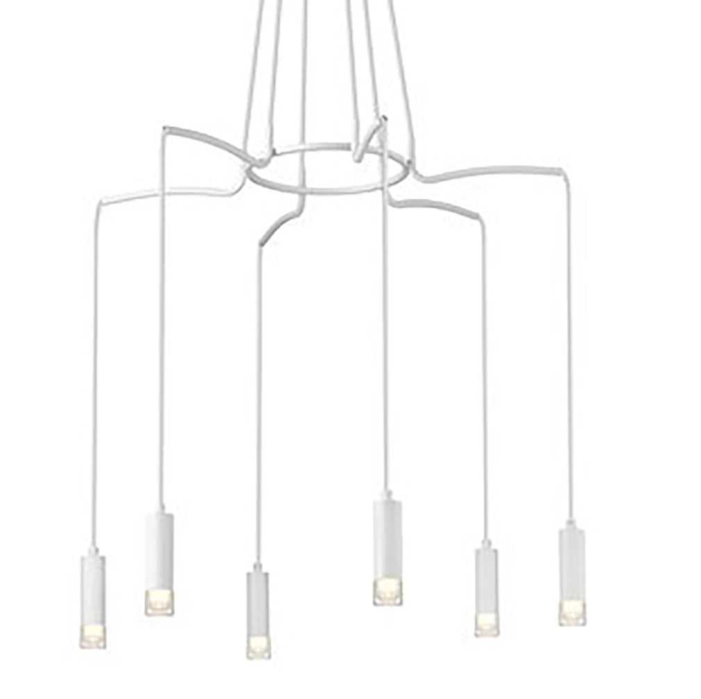 Mishu 6-Light 27.75" Modern Chandelier thelightingshoppe.ca