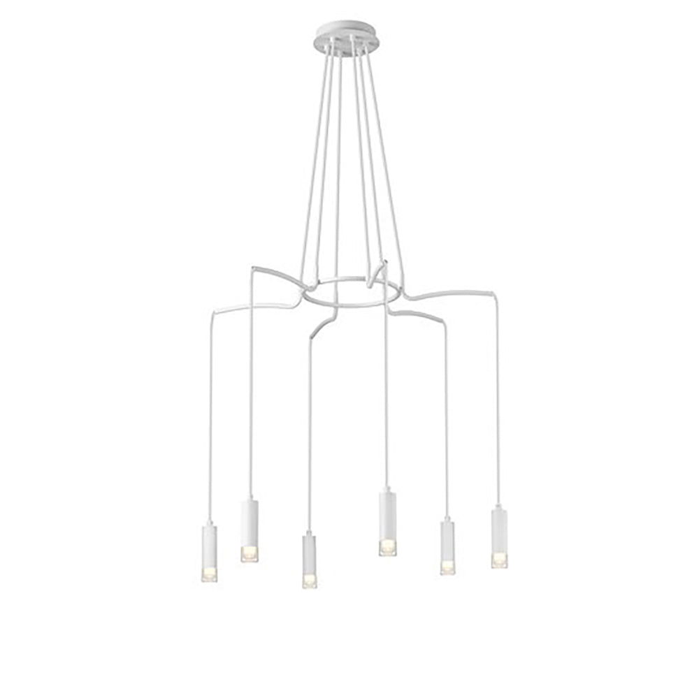 Mishu 6-Light 27.75" Modern Chandelier thelightingshoppe.ca