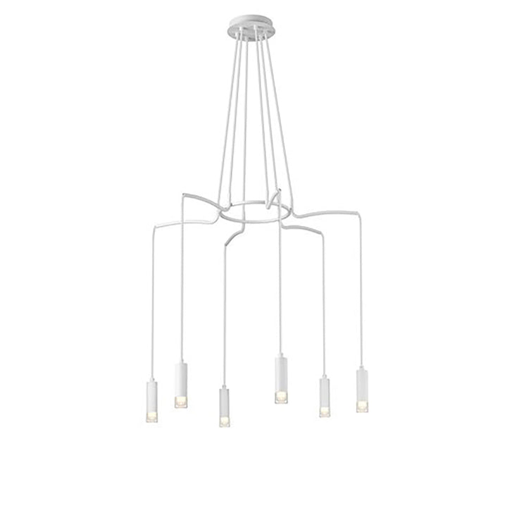 Mishu 6-Light 27.75" Modern Chandelier thelightingshoppe.ca