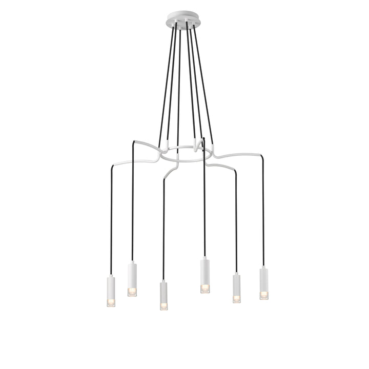 Mishu 6-Light 27.75" Modern Chandelier thelightingshoppe.ca