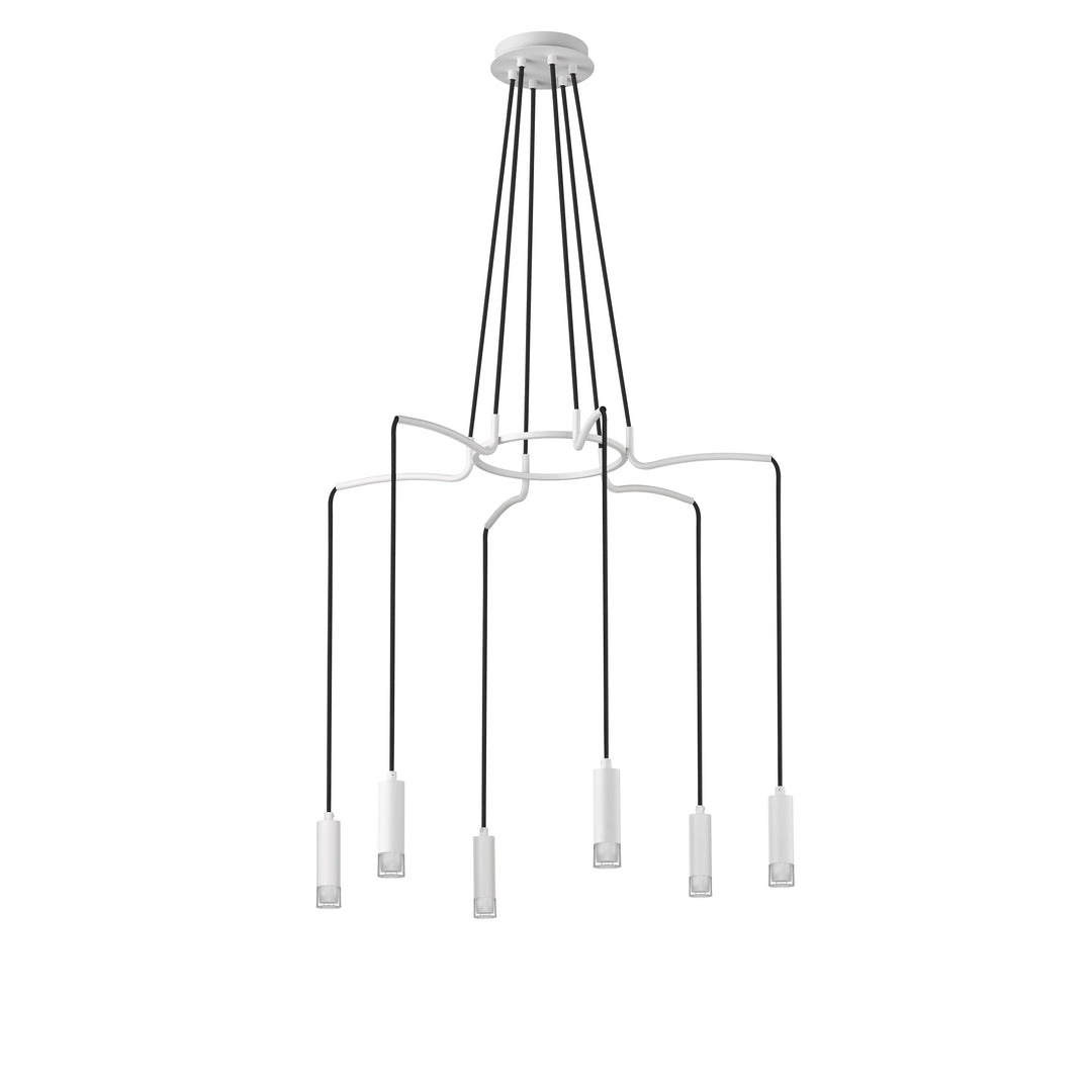 Mishu 6-Light 27.75" Modern Chandelier thelightingshoppe.ca