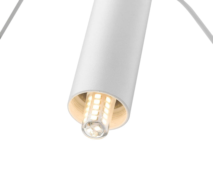 Mishu 6-Light 27.75" Modern Chandelier thelightingshoppe.ca