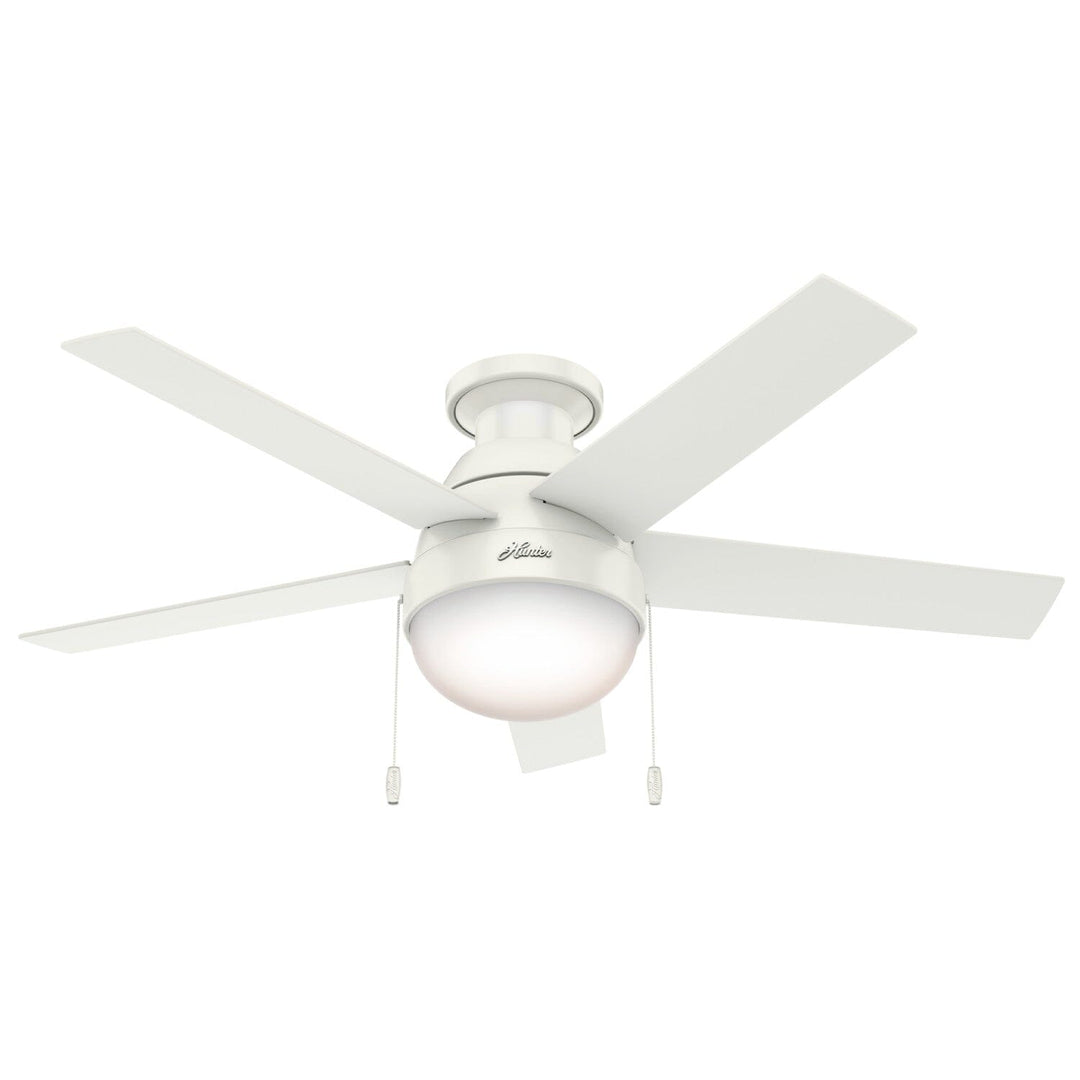 Anslee Low Profile with LED Light 46 inch Hunter Fan Canada