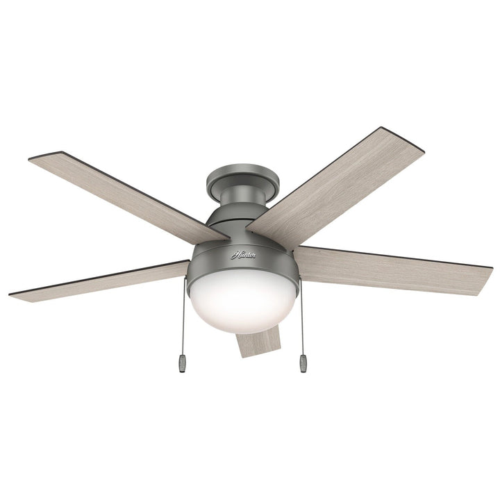 Anslee Low Profile with LED Light 46 inch Hunter Fan Canada