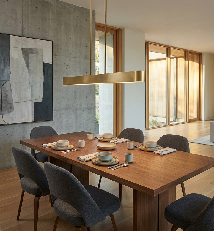 Curvature LED 33W 38" Linear Pendant Mirage Lighting Group