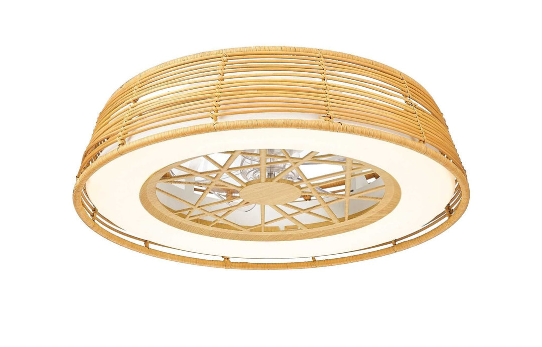 Hono 23" Smart Fandelier Fan Damp Rated Mirage Lighting Group