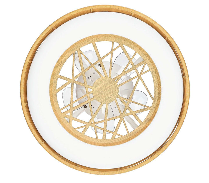 Hono 23" Smart Fandelier Fan Damp Rated Mirage Lighting Group