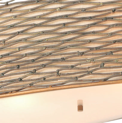 Varaluz - 247N04HO - Four Light Linear Pendant - Flow - Hammered Ore