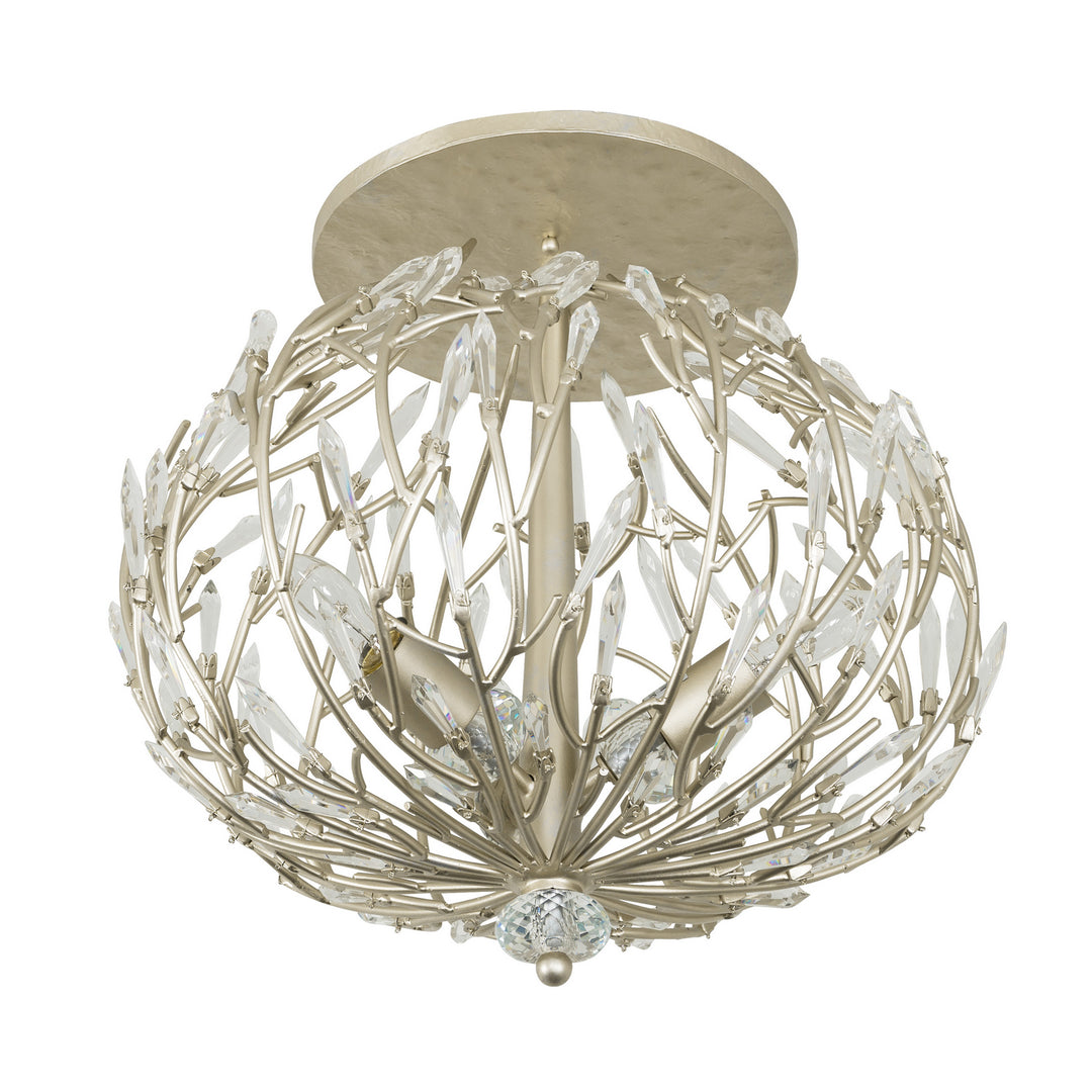 Varaluz - 271S03GD - Three Light Ceiling Mount - Bask - Gold Dust