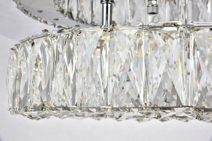 Elegant Lighting - 3503F18C - LED Flush Mount - Monroe - Chrome