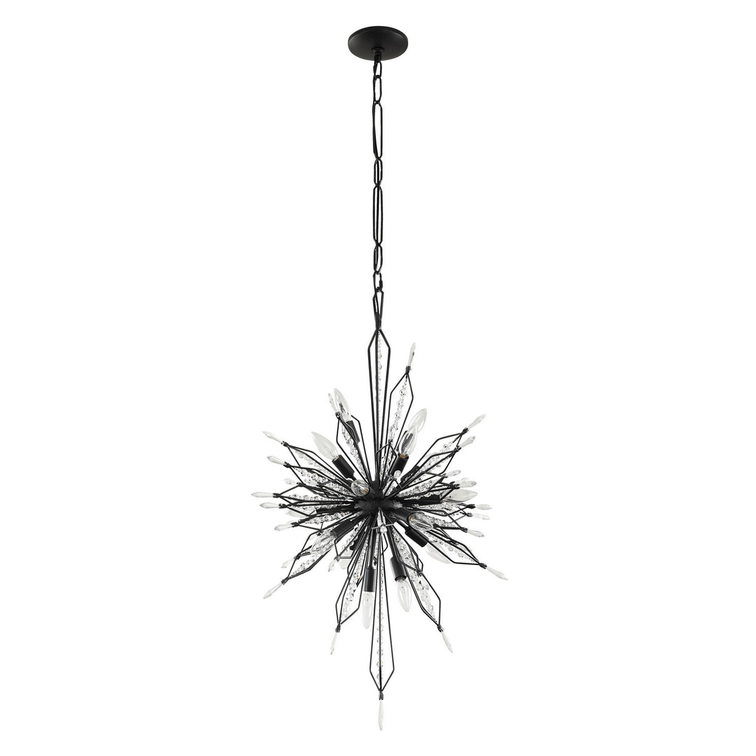 Varaluz - 311F16CB - 16 Light Foyer Pendant - Orbital - Carbon