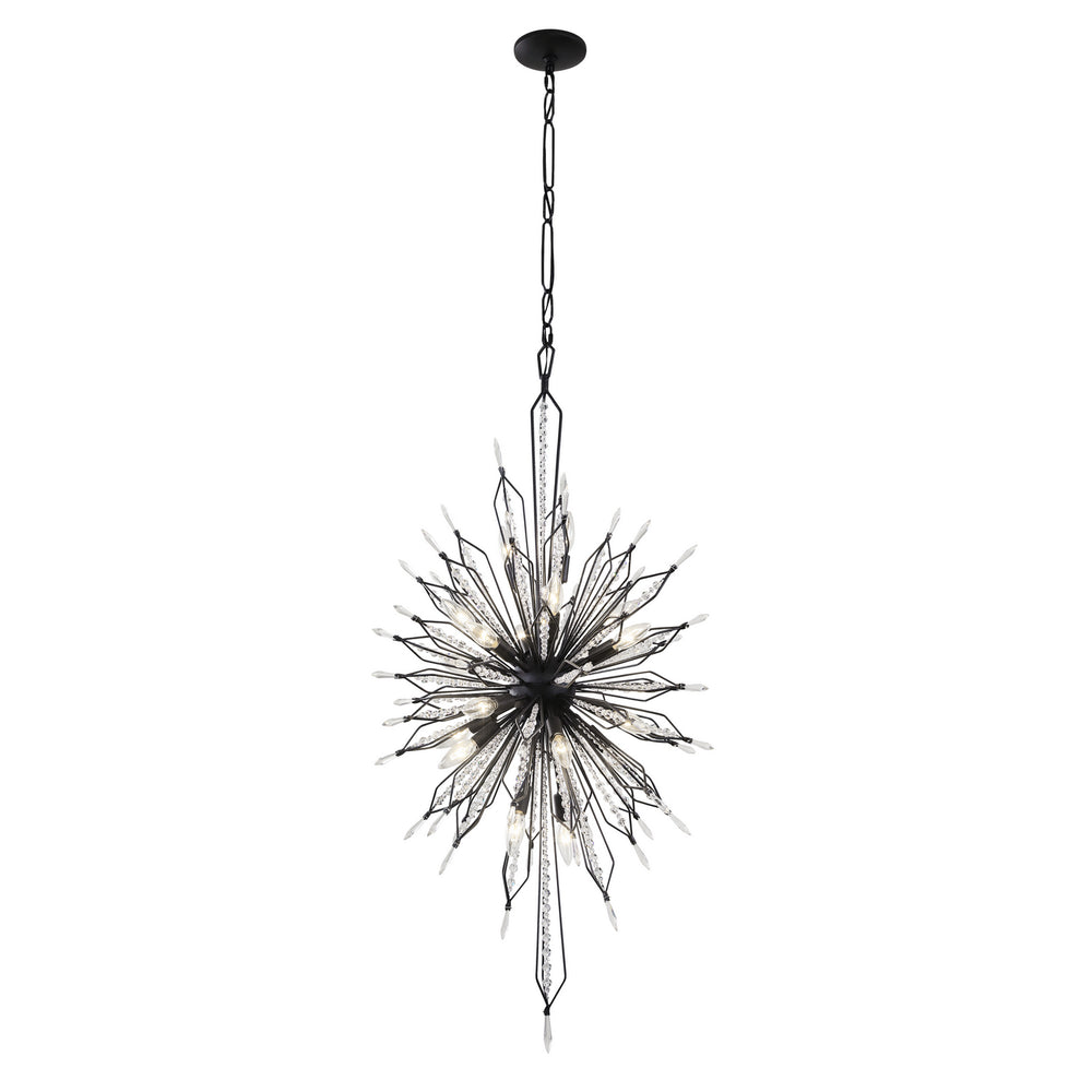 Varaluz - 311F20CB - 20 Light Foyer Pendant - Orbital - Carbon