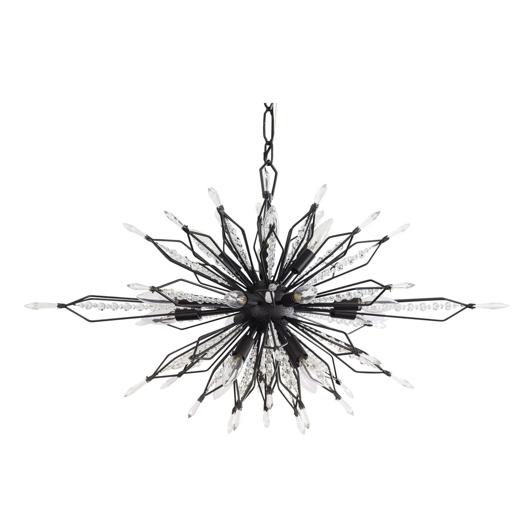 Varaluz - 311N16CB - 16 Light Linear Pendant - Orbital - Carbon