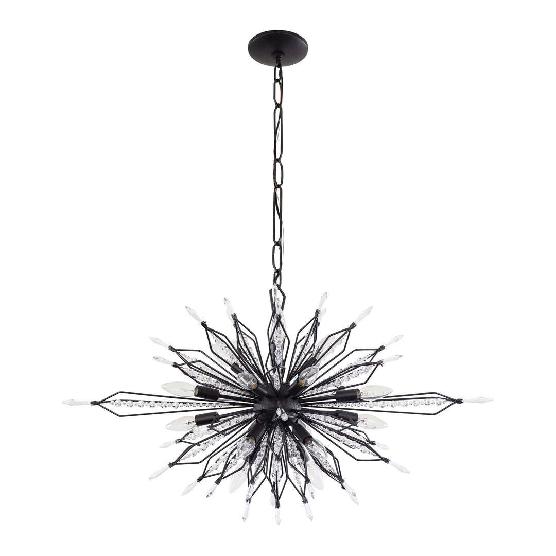 Varaluz - 311N16CB - 16 Light Linear Pendant - Orbital - Carbon