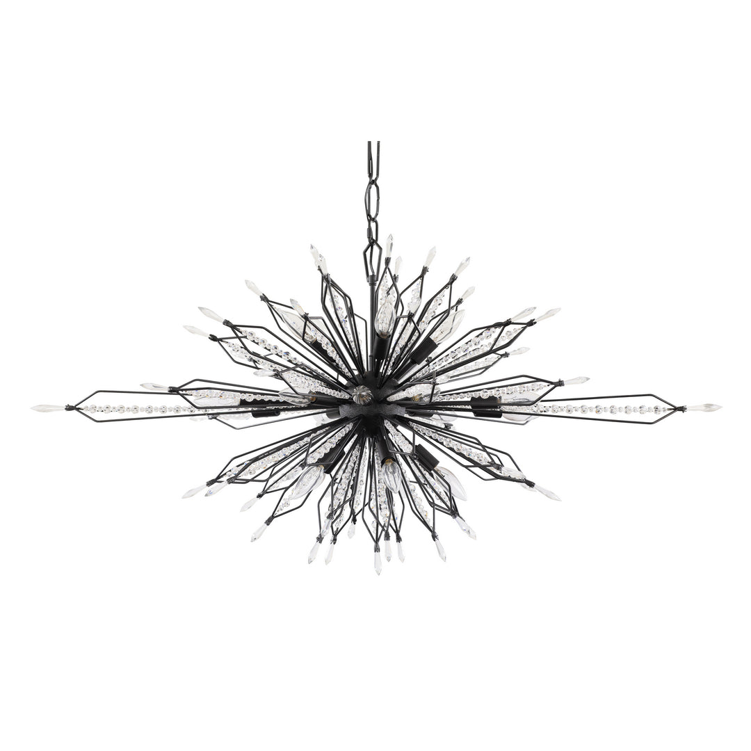 Varaluz - 311N20CB - 20 Light Linear Pendant - Orbital - Carbon