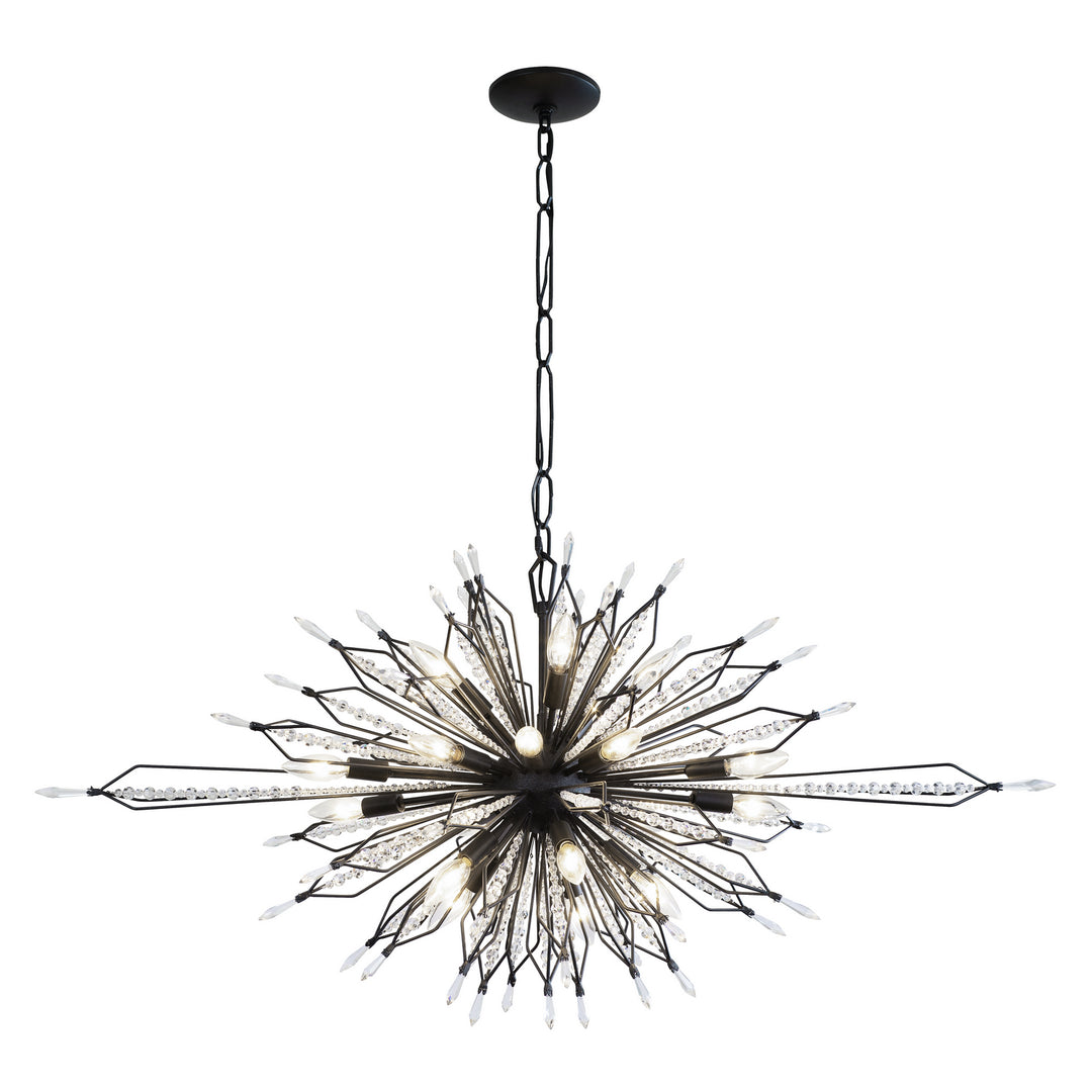 Varaluz - 311N20CB - 20 Light Linear Pendant - Orbital - Carbon