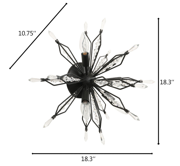 Varaluz - 311S04CB - Four Light Wall/Ceiling Light - Orbital - Carbon
