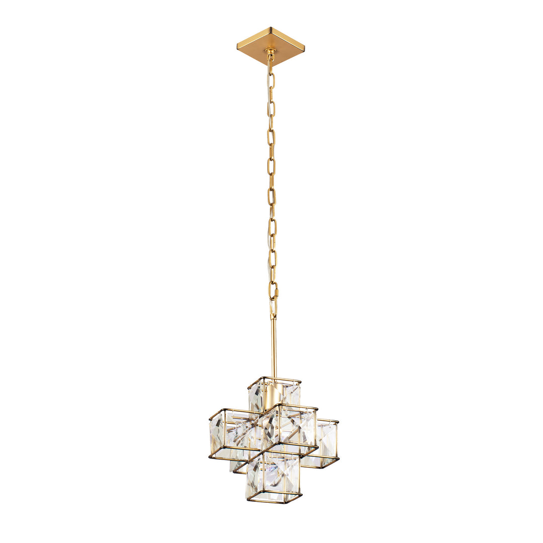 Varaluz - 329P01CG - One Light Pendant - Cubic - Calypso Gold