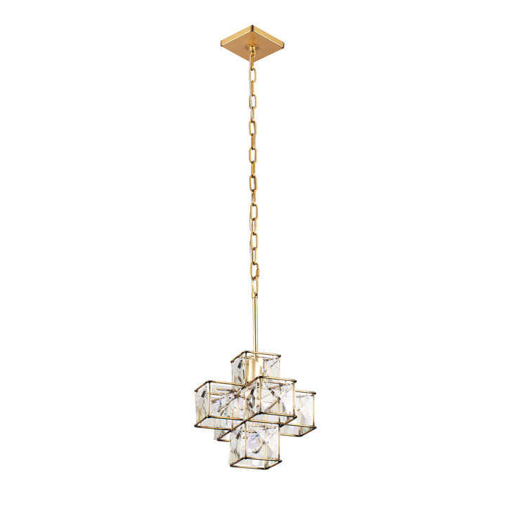 Varaluz - 329P01CG - One Light Pendant - Cubic - Calypso Gold