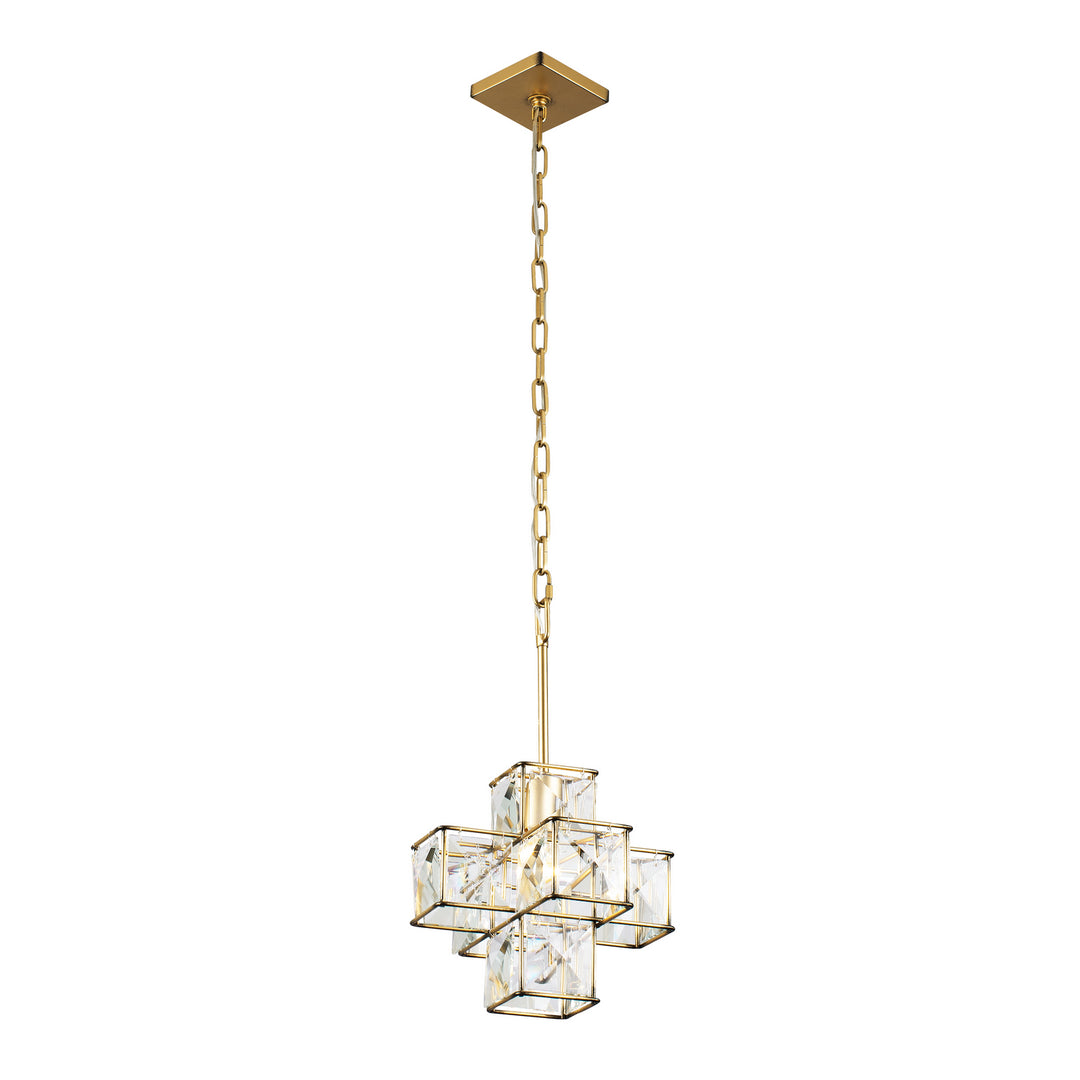 Varaluz - 329P01CG - One Light Pendant - Cubic - Calypso Gold
