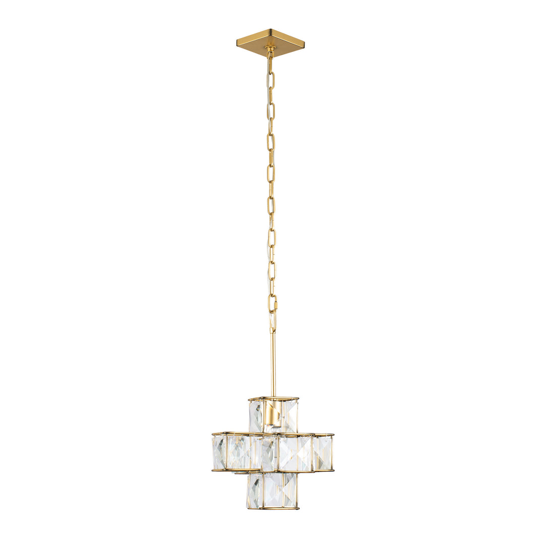 Varaluz - 329P01CG - One Light Pendant - Cubic - Calypso Gold