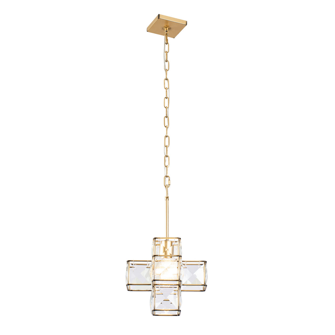 Varaluz - 329P01CG - One Light Pendant - Cubic - Calypso Gold