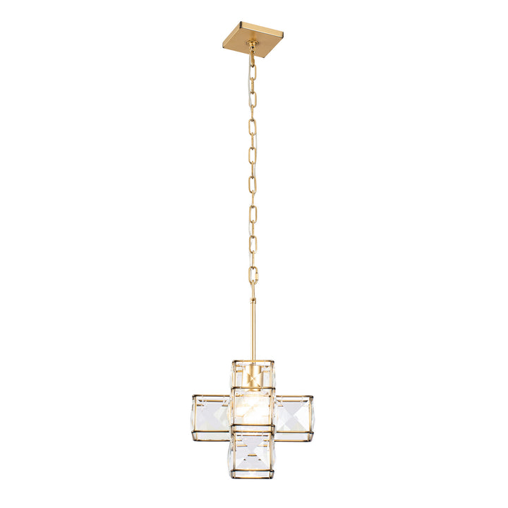 Varaluz - 329P01CG - One Light Pendant - Cubic - Calypso Gold