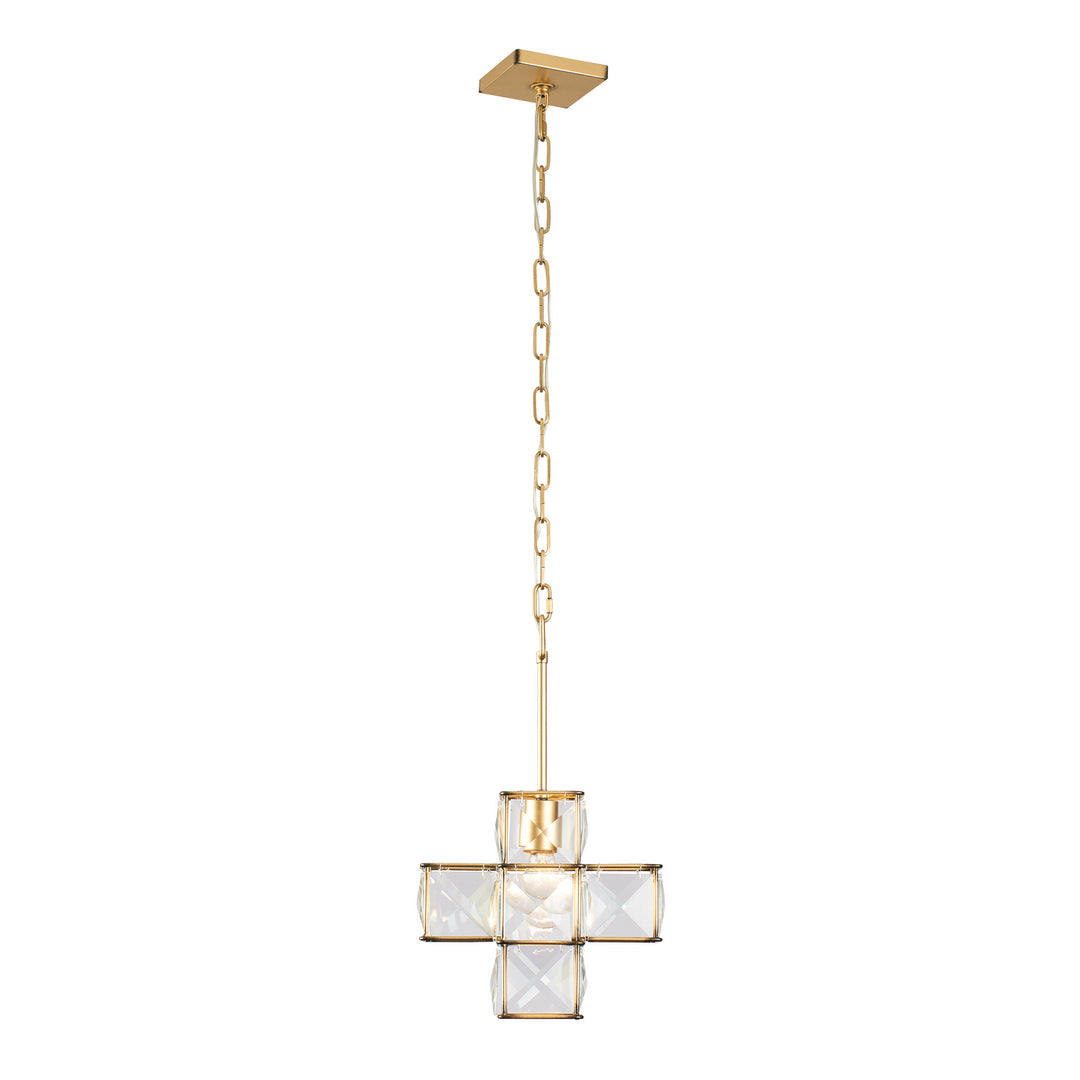 Varaluz - 329P01CG - One Light Pendant - Cubic - Calypso Gold