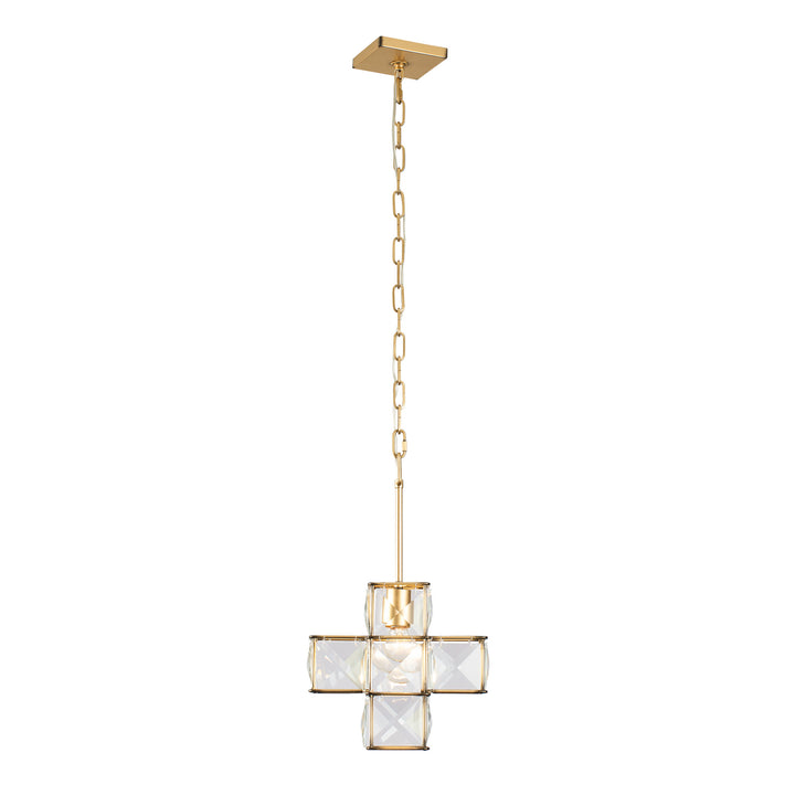 Varaluz - 329P01CG - One Light Pendant - Cubic - Calypso Gold