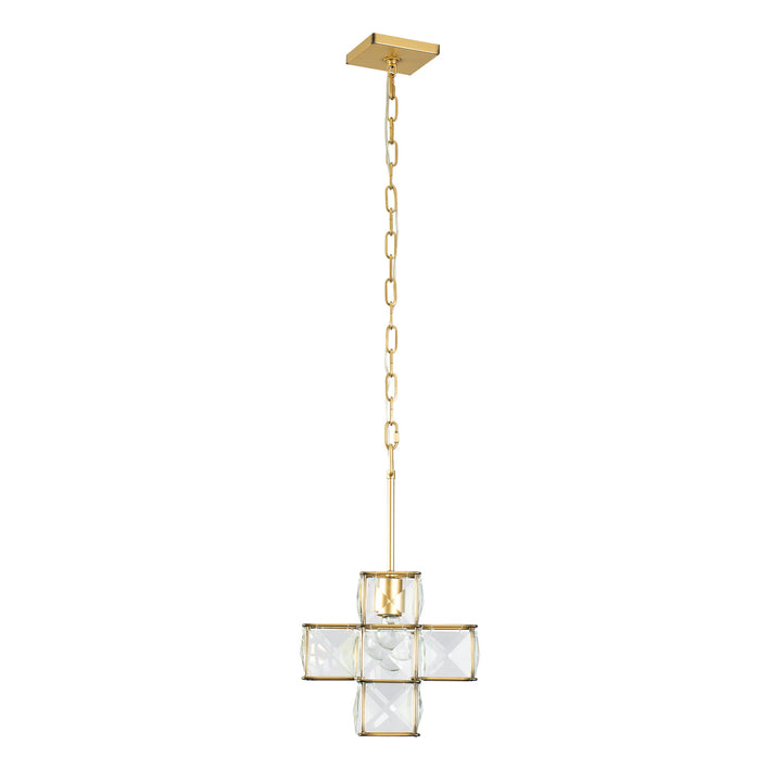 Varaluz - 329P01CG - One Light Pendant - Cubic - Calypso Gold