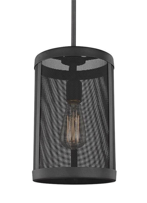 Visual Comfort Studio Canada - 6128501EN7-12 - One Light Mini-Pendant - Gereon - Black