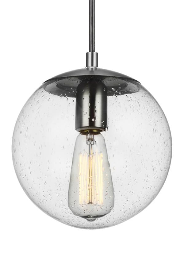 Visual Comfort Studio Canada - 6501801EN7-04 - One Light Pendant - Leo-Hanging Globe - Satin Aluminum