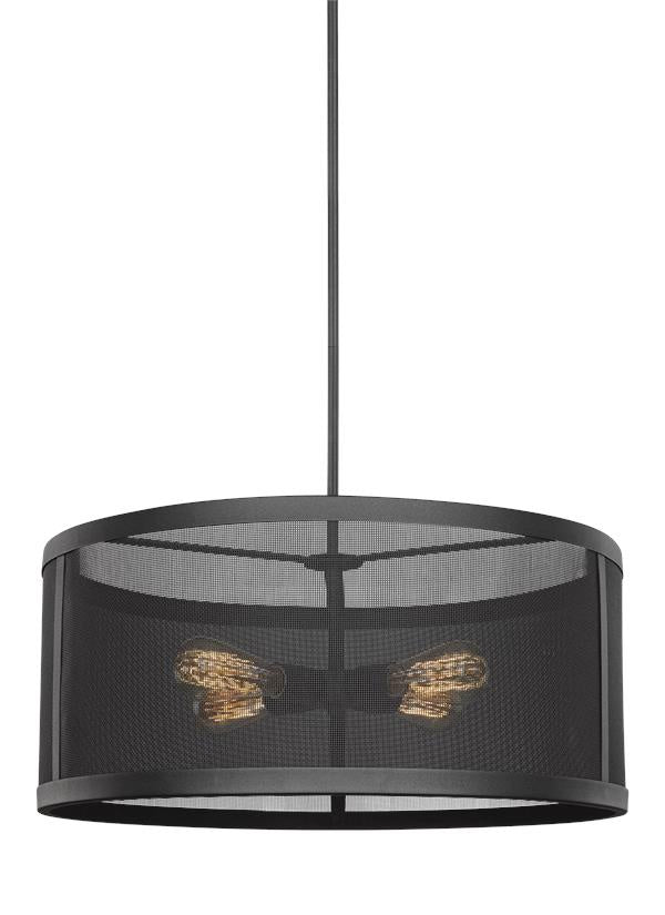 Visual Comfort Studio Canada - 6528504EN7-12 - Four Light Pendant - Gereon - Black
