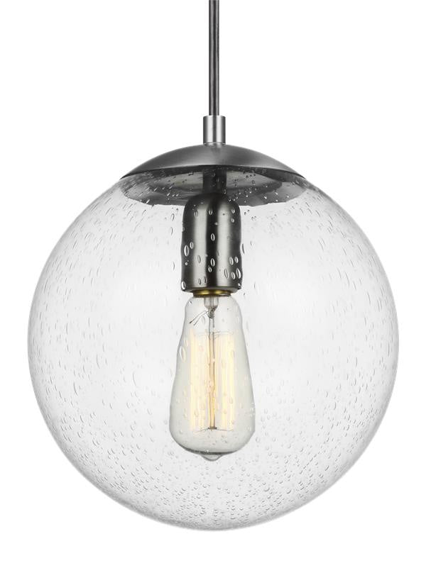 Visual Comfort Studio Canada - 6601801EN7-04 - One Light Pendant - Leo-Hanging Globe - Satin Aluminum
