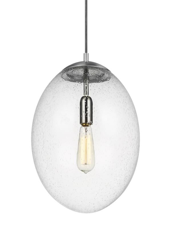 Visual Comfort Studio Canada - 6801801EN7-04 - One Light Pendant - Leo H.G. - Satin Aluminum