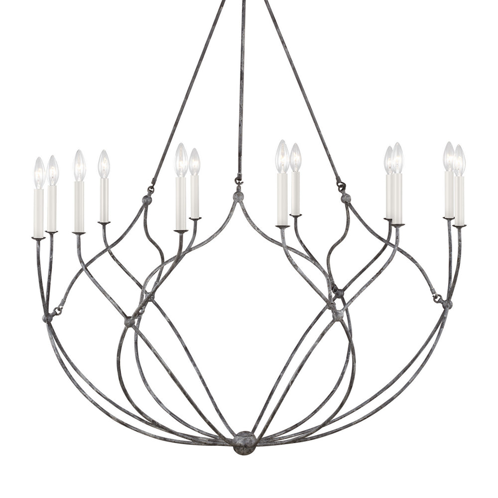 Visual Comfort Studio Canada - CC11312WGV - 12 Light Chandelier - Richmond - Weathered Galvanized