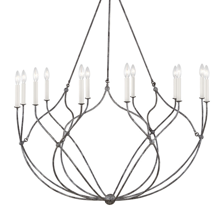 Visual Comfort Studio Canada - CC11312WGV - 12 Light Chandelier - Richmond - Weathered Galvanized