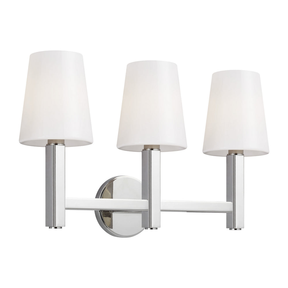 Visual Comfort Studio Canada - TV1133PN - Three Light Vanity - Logan - Polished Nickel