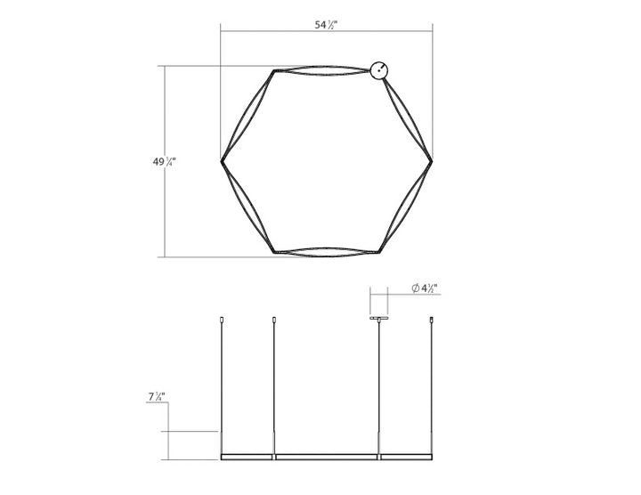 Sonneman - 22QKRR01120PHA - LED Pendant - Ola - Satin Black