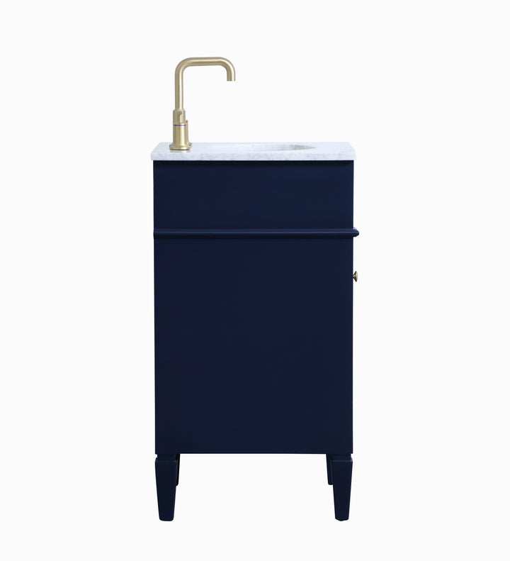 Elegant Lighting - VF12518BL - Single Bathroom Vanity - Park Avenue - blue