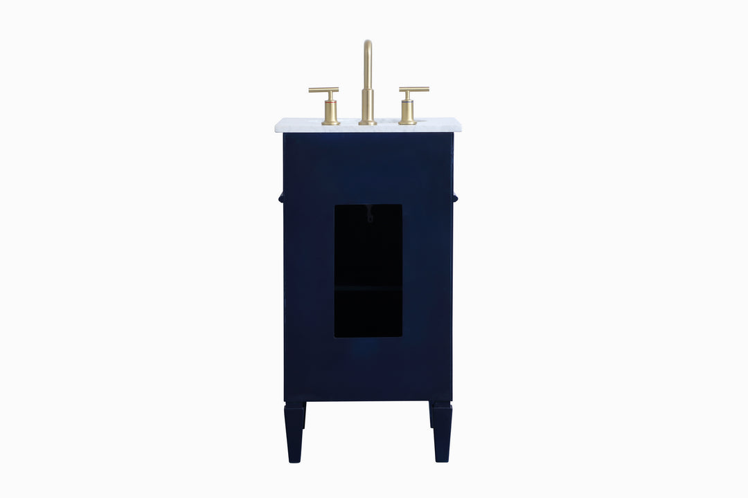 Elegant Lighting - VF12518BL - Single Bathroom Vanity - Park Avenue - blue